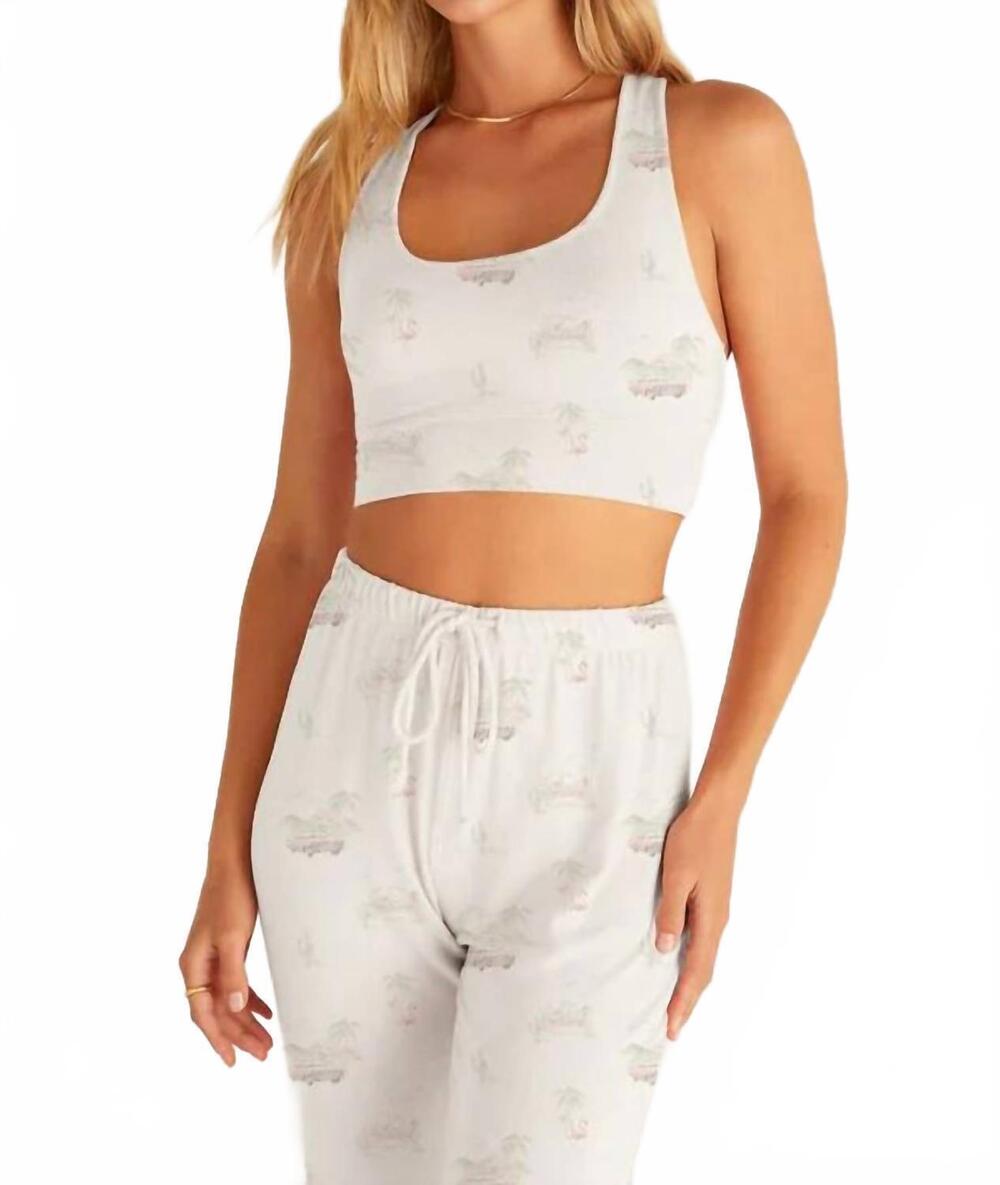 NEW Z SUPPLY sia palm springs tank bra in white